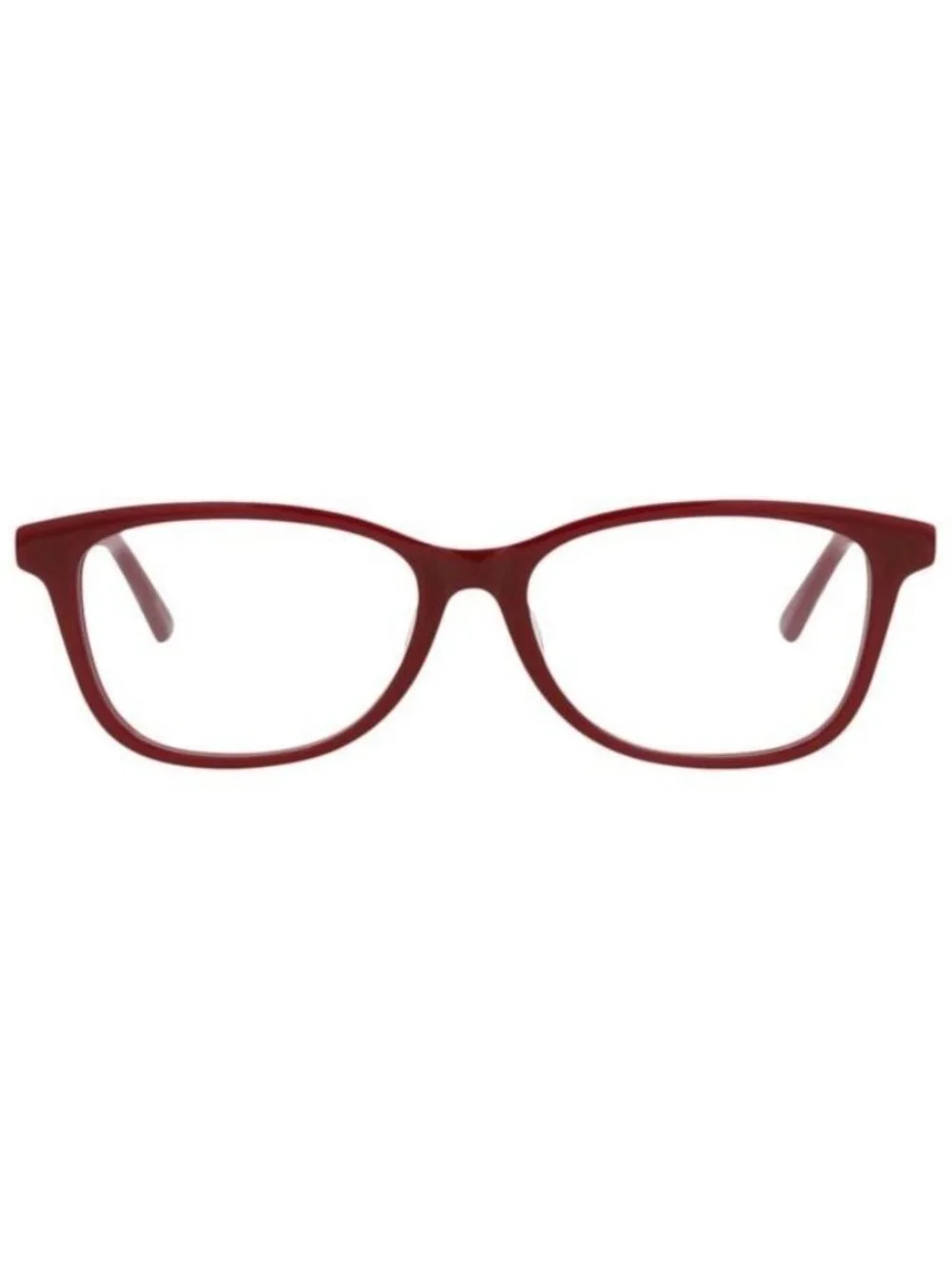 New Bottega Veneta Womens Square/Rectangle Burgundy Burgundy Transparent Fashion